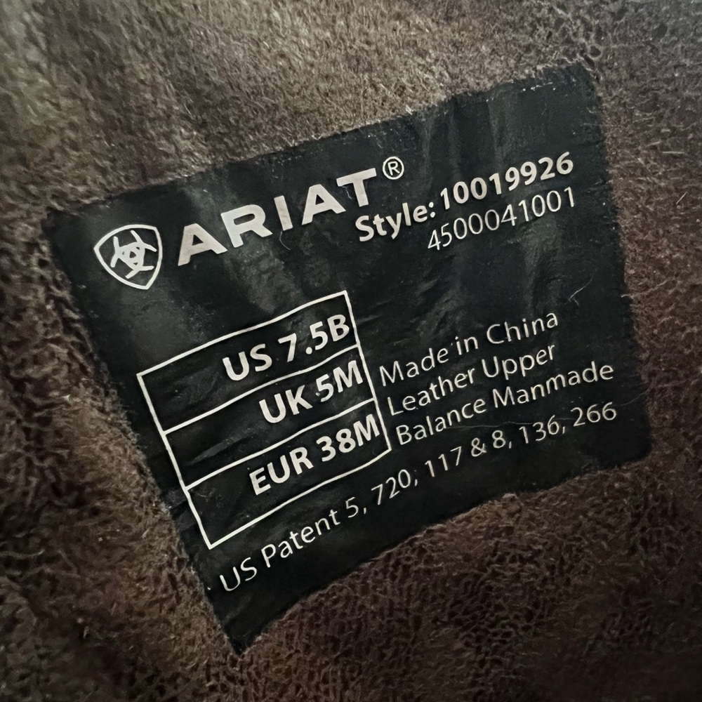 Women’s Ariat Zealous Boots. Red & Brown size: 7.5B - Picture 2 of 2